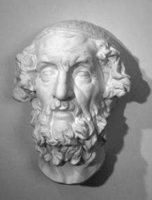 Маска Гомера (гипс)