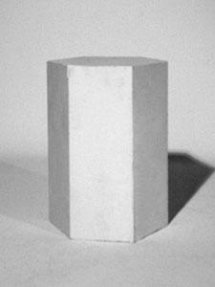 Геометрическая фигура "Призма" (гипс)
