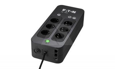 Источник бесперебойного питания Eaton 3S 550 DIN 550ВА, 330Вт, 3+3 евророзеток