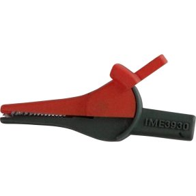 Зажим изолированный типа "крокодил", d30, красный