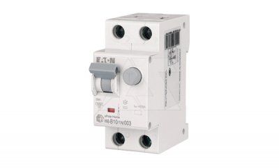 Дифф. авт. выключатель HNB-B10/1N/003, 1P+N, 10A, хар-ка B, 6kA, 30mA, тип АC, 2M