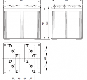 Аккумулятор Coslight GFM-2000Z