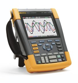FLUKE 190-104/EU, Осциллограф-мультиметр цифровой, 4 канала, полоса 100 МГц