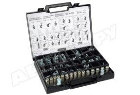 Набор пресс-масленок Pressol 387 шт, 16099