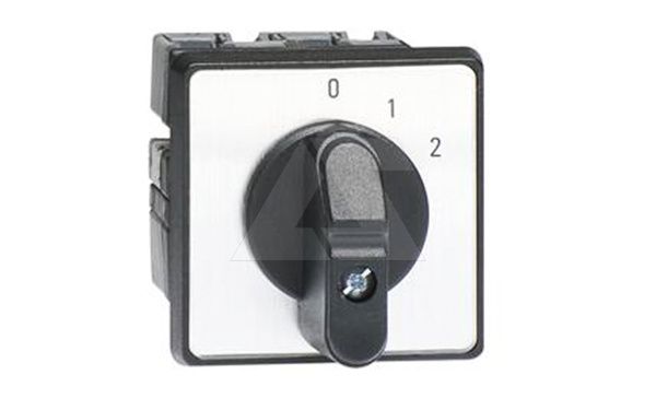 Переключатель ONSO21PB, тип 0-1-2, 25А, 1н.о./на 1 и 2, IP65, монтаж на дверь