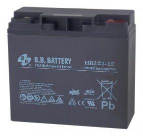 Аккумулятор B.B.Battery HRL 22-12 12В 22Ач 181x76x166 мм Обратная (-+)