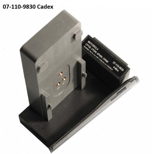 07-110-9830 Адаптер Cadex для Motorola CP040 & DP1400 batteries (CP150, CP200, CP250, EP450, PR400)