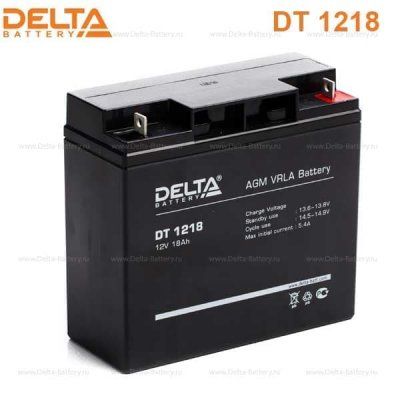 Аккумуляторная батарея Delta DT 1218 (12V / 18Ah)