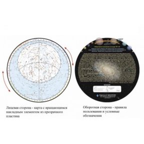 Подвижная карта звездного неба  (А4)