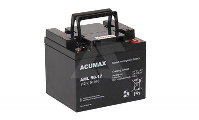 Батарея аккумуляторная Acumax AML50-12, 12V/50Ah