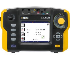 C.A 6116 без клещей прибор для комплексной проверки электрических установок