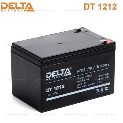 Аккумуляторная батарея Delta DT 1212 (12V / 12Ah)