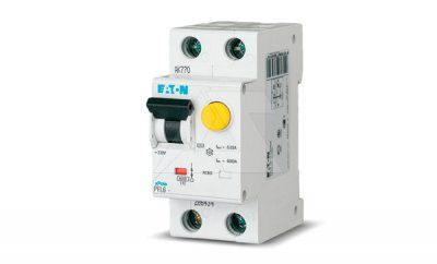 Дифф. авт. выключатель PFL6-10/1N/C/003, 1P+N, 10A, хар-ка C, 6kA, 30mA, тип АС, 2M