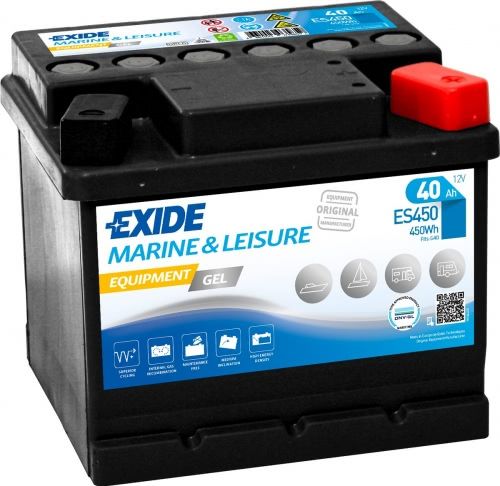 Аккумулятор EXIDE Equipment Gel ES450 12В 40Ач