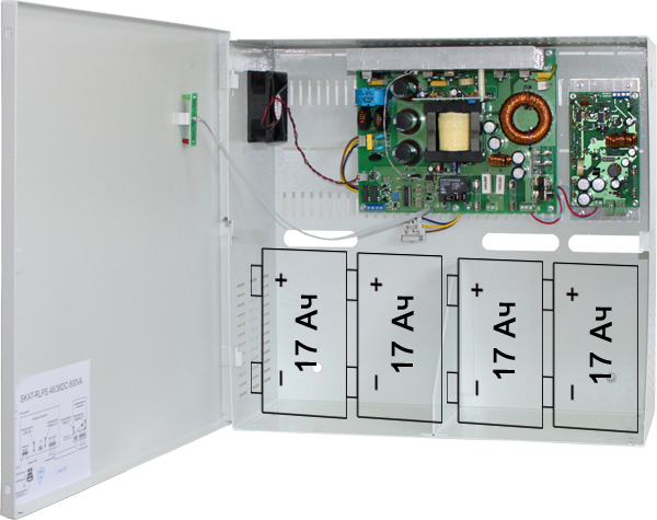 ИБП SKAT-RLPS.48/36DC-500VA (СКАТ ИБП-48/9(36/6)-4X17)