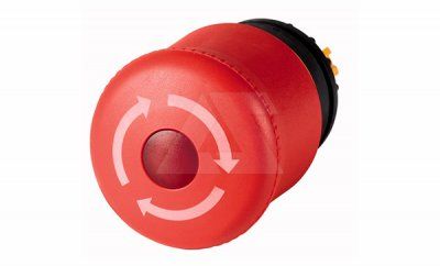Кнопка аварийного останова Titan M22-PVLT с разблокировкой поворотом с подсветкой, IP66