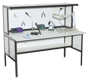 АРМ-4115-ESD Стол монтажника радиоаппаратуры с антистатической столешницей