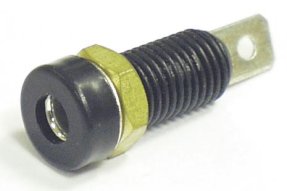 641-black Гнездо (розетка)