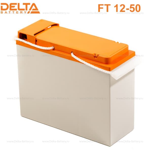 Аккумуляторная батарея Delta FT 12-50 (12V / 50Ah)