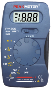 Мультиметр PeakMeter PM300 цифровой