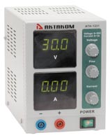 АТН-1231 - источник постоянного напряжения 0-30 В и тока 0-1 А