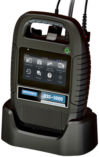 Тестер аккумуляторов, стартера, генератора с теромпринтером и токовыми клещами Midtronics DSS-5000PA