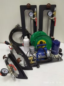 Установка контроля герметичности конструкций вакуумно-пузырьковым способом УКГВПС