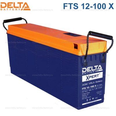 Аккумуляторная батарея Delta FTS 12-100 X (12V / 100Ah)