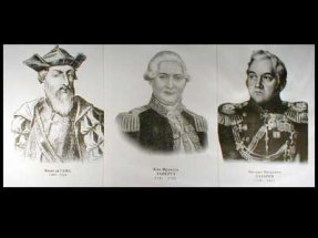 Портреты путешественников  (25 шт, ф А3)