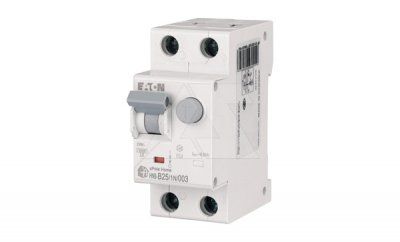 Дифф. авт. выключатель HNB-B25/1N/003, 1P+N, 25A, хар-ка B, 6kA, 30mA, тип АC, 2M