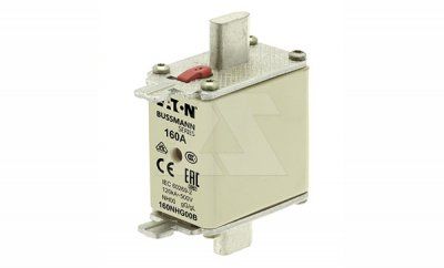 Вставка плавкая NH, 160A, 500VAC, размер 00, тип gG, с двойной индикацией