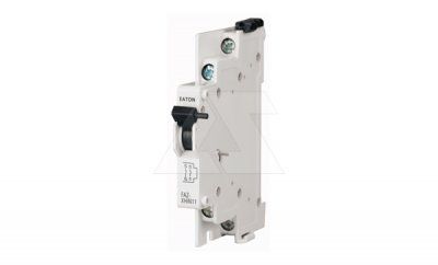 Блок-контакт вспом. FAZ-XHIN-11, 1NO+1NC, 6A(250VAC), монтаж защелками, для FAZ, PL, HL, CLS, PFL, HNB, Z-MS, mRB, FRB, AFDD, 0.5M