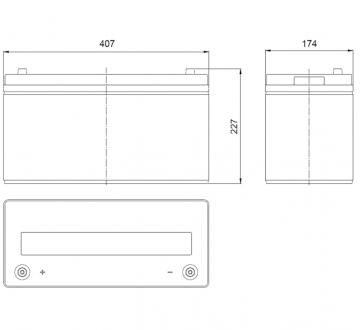 Аккумулятор Coslight 6-GFM-100C