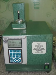 Аппарат для определения температуры начала кристаллизации низкозамерзающих жидкостей и химпродуктов АТКт-02