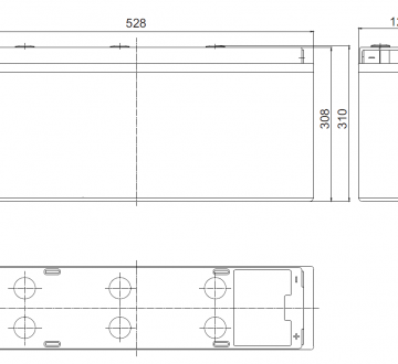 Аккумулятор Coslight 6-GFMX-150HJC