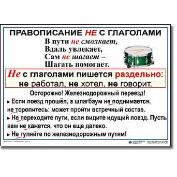 Табл. русский язык 3 класс (9 табл.) 50х70