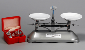 Весы учебные с гирями до 200 грамм(биол.)