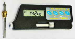 ТЭМП-4к - динамический беспроводной твердомер (в металлическом корпусе) с удлиненной насадкой