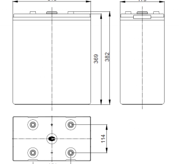 Аккумулятор Coslight GFM-800HJC