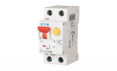 Дифф. авт. выключатель PFL7-10/1N/C/003, 1P+N, 10A, хар-ка C, 10kA, 30mA, тип АC, 2M