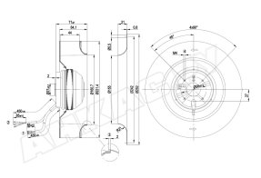 Центробежный вентилятор Ebmpapst R2E220AA4071