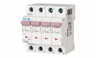 Авт. выключатель PLSM-C32/4, 4P, 32A, хар-ка C, 10kA, 4M