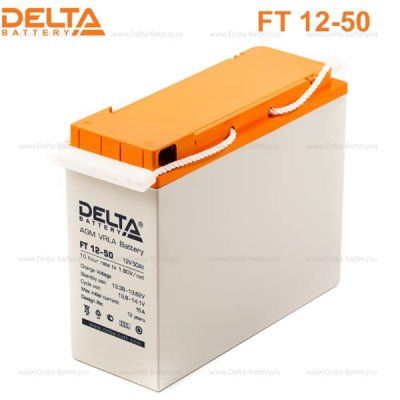 Аккумуляторная батарея Delta FT 12-50 (12V / 50Ah)