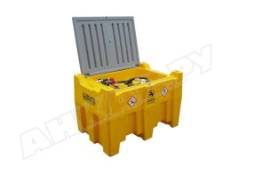 Мобильная азс Emiliana Serbatoi Carrytank 330 12V Bipump diesel С водопоглощающим фильтром тонкой очистки