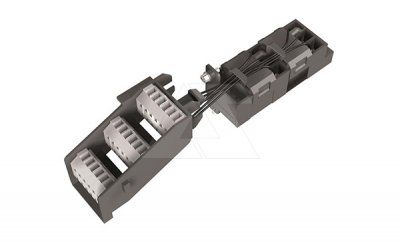 Блок контактов AUP "Вкачен/тест/выкачен" для корзины E1.2, 6 перекл. конт., 400VAC