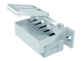 Блок переключения контактов ABB AUP S75 (2COвкачен+1COтест+2COвыкачен) положения выкатного E2.2…E6.2, 3A-400VAC 0.15A-250VDC для корзины к-т№1 монтаж слева