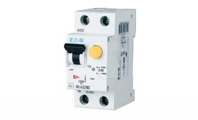 Дифф. авт. выключатель PFL7-40/1N/B/003, 1P+N, 40A, хар-ка B, 10kA, 30mA, тип АC, 2M