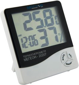 Термогигрометр настольный МЕГЕОН 20207
