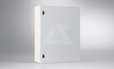 Щит моноблочный 300x400x200мм (ВxШxГ) с монтажной панелью, RAL7035, IP66