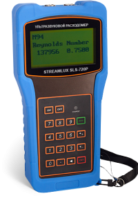 Портативный ультразвуковой расходомер StreamLux SLS-720P до 90°С